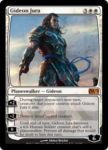 Gideon Jura (Magic 2012 Core Set) Light Play