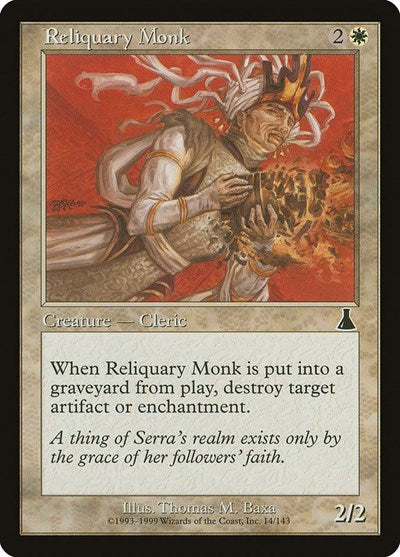 Reliquary Monk (Urza's Destiny) Near Mint