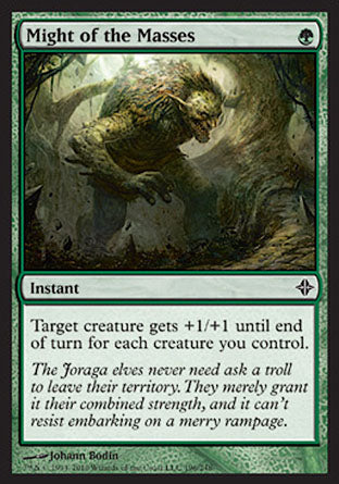Might of the Masses (Rise of the Eldrazi) Near Mint
