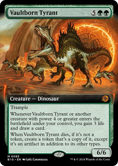 Vaultborn Tyrant (Extended Art) (Outlaws of Thunder Junction: The Big Score) Near Mint