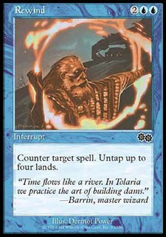 Rewind (Urza's Saga) Light Play