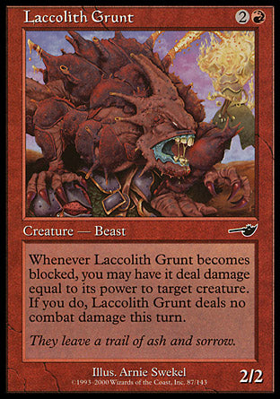 Laccolith Grunt (Nemesis) Good