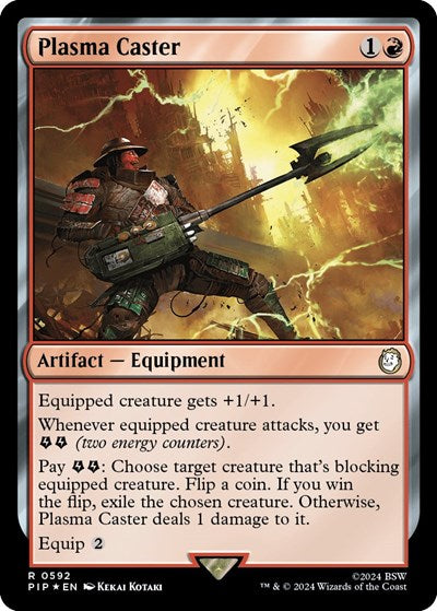 Plasma Caster (Surge Foil) (Universes Beyond: Fallout) Near Mint