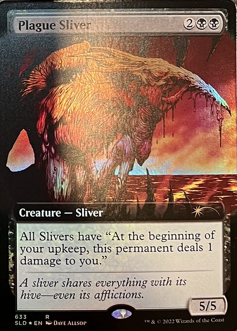 Plague Sliver (Extended Art) (Secret Lair) Near Mint