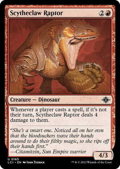 Scytheclaw Raptor (The Lost Caverns of Ixalan) Near Mint