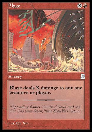 Blaze (Portal Three Kingdoms) Near Mint Chinese