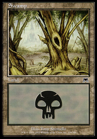 Swamp (339) (Onslaught) Light Play Foil