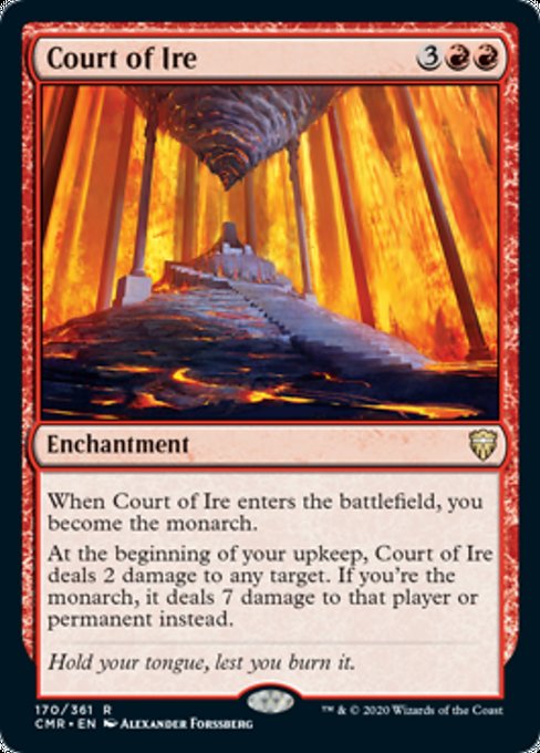 Court of Ire (Commander Legends) Near Mint Foil