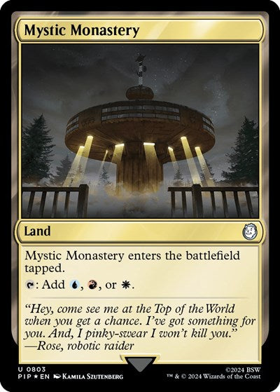 Mystic Monastery (Surge Foil) (Universes Beyond: Fallout) Near Mint