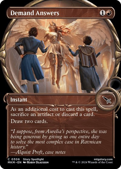 Demand Answers (Showcase) (Murders at Karlov Manor) Near Mint Foil