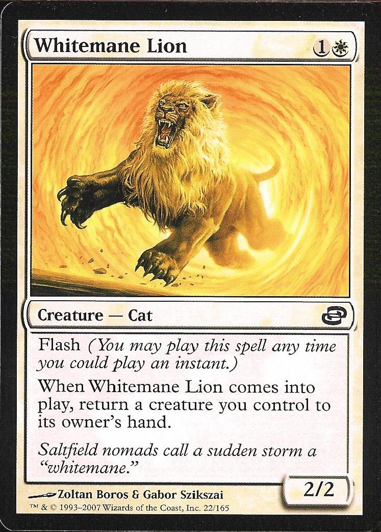 Whitemane Lion (Planar Chaos) Near Mint Foil