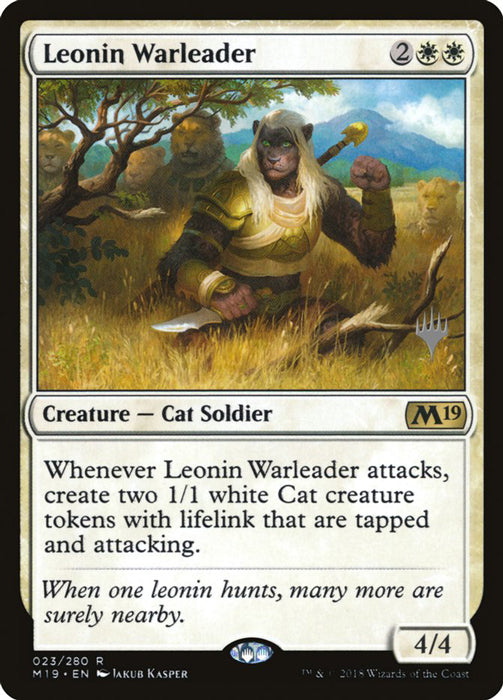 Leonin Warleader (Promo Pack) Near Mint