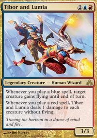 Tibor and Lumia (Guildpact) Near Mint Foil
