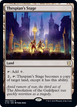 Thespian's Stage (Commander 2019) Near Mint