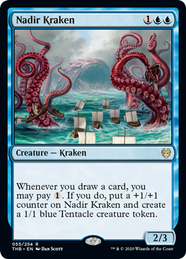 Nadir Kraken (Theros Beyond Death) Near Mint Foil