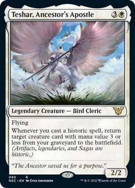 Teshar, Ancestor's Apostle (Commander: Kamigawa: Neon Dynasty) Near Mint