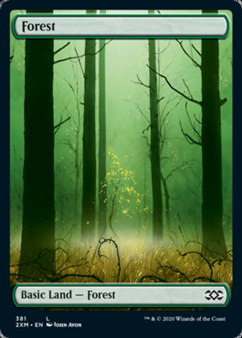 Forest (381) (Double Masters) Near Mint Foil