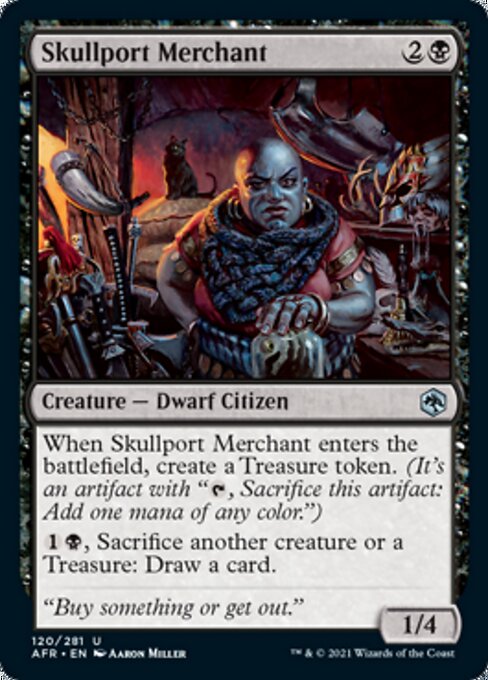 Skullport Merchant (Adventures in the Forgotten Realms) Near Mint Foil