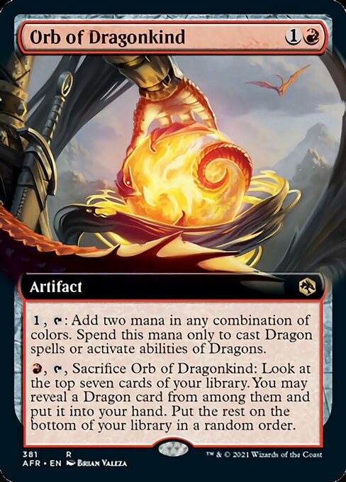 Orb of Dragonkind (Extended Art) (Adventures in the Forgotten Realms) Near Mint