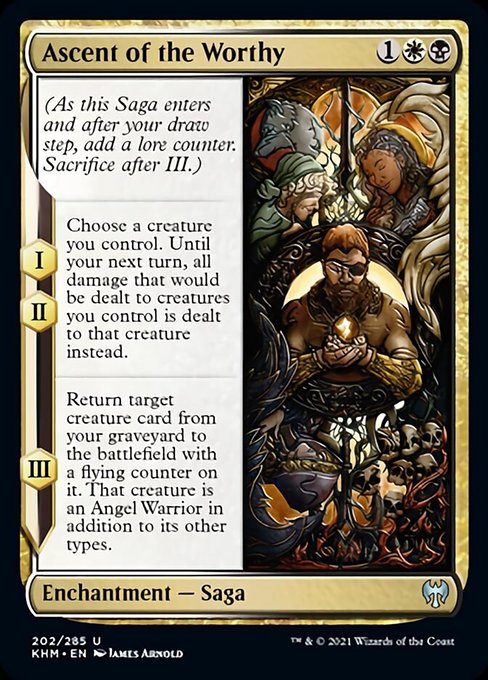 Ascent of the Worthy (Kaldheim) Near Mint Foil