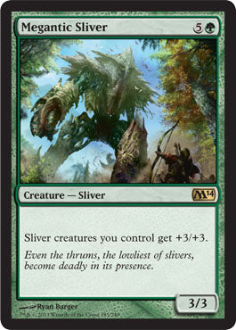 Megantic Sliver (Magic 2014 Core Set) Light Play