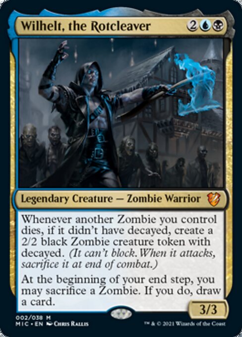 Wilhelt, the Rotcleaver (Commander 2021 Midnight Hunt) Near Mint