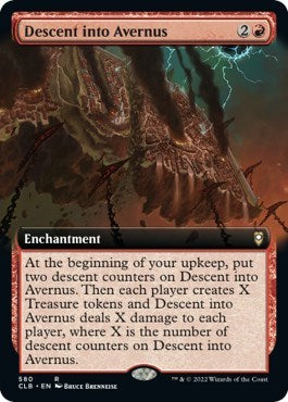 Descent into Avernus (Extended Art) (Commander Legends: Battle for Baldur's Gate) Near Mint Foil