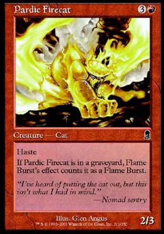 Pardic Firecat (Odyssey) Near Mint
