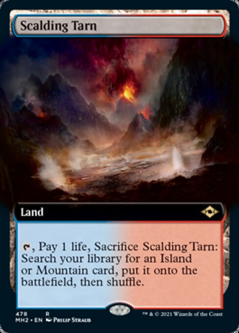 Scalding Tarn (Extended Art) (Modern Horizons 2) Near Mint