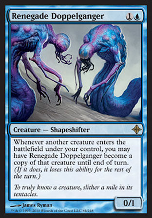 Renegade Doppelganger (Rise of the Eldrazi) Light Play