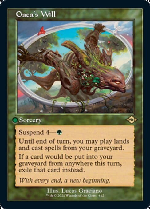 Gaea's Will (Retro Frame) (Modern Horizons 2) Near Mint Foil
