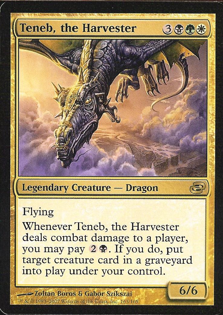 Teneb, the Harvester (Planar Chaos) Near Mint Foil