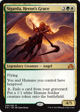 Sigarda, Heron's Grace (Shadows Over Innistrad) Near Mint