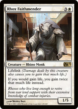 Rhox Faithmender (Magic 2013 Core Set) Light Play