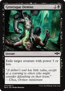 Grotesque Demise (Ravnica Allegiance) Near Mint Foil
