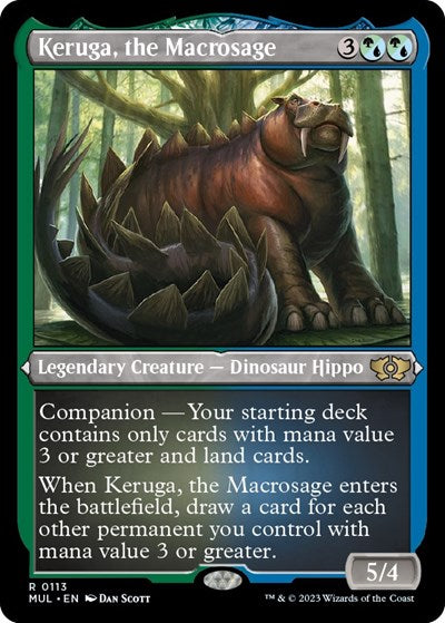 Keruga, the Macrosage (Foil Etched) (March of the Machine: Multiverse Legends) Near Mint