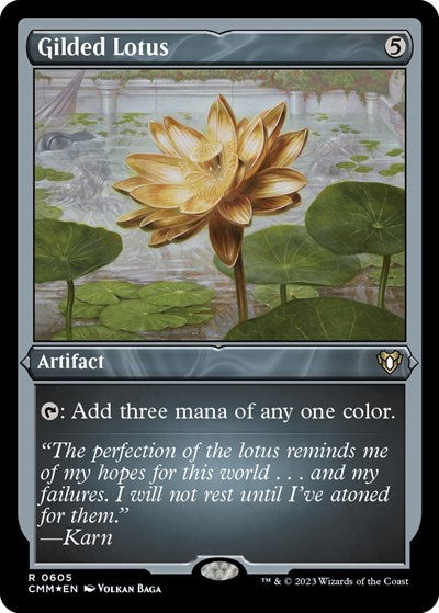 Gilded Lotus (Foil Etched) (Commander Masters) Near Mint