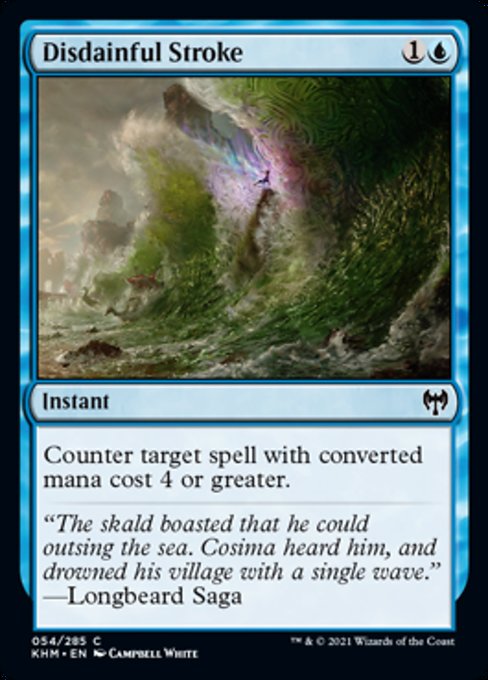 Disdainful Stroke (Kaldheim) Near Mint