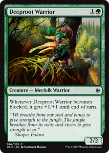 Deeproot Warrior (Ixalan) Near Mint Foil