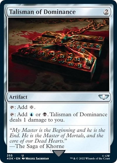 Talisman of Dominance (255) (Surge Foil) (Universes Beyond: Warhammer 40K) Near Mint
