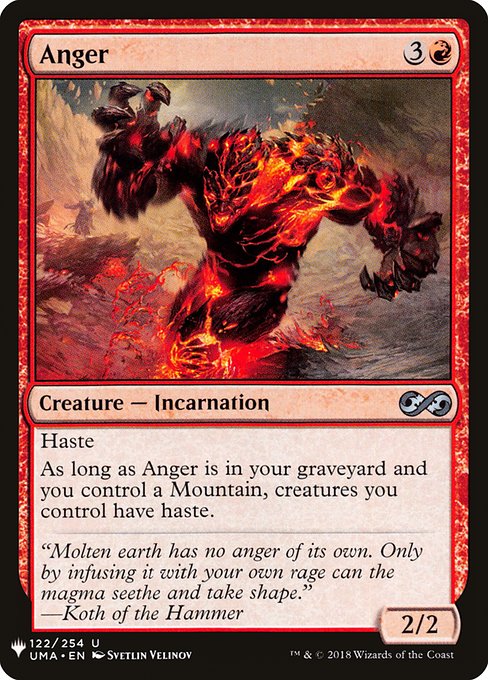 Anger (Mystery Booster) Near Mint