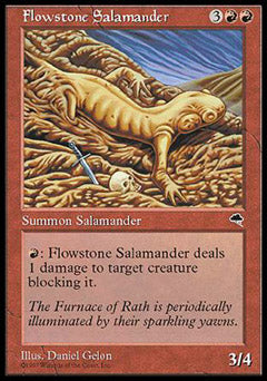 Flowstone Salamander (Tempest) Near Mint