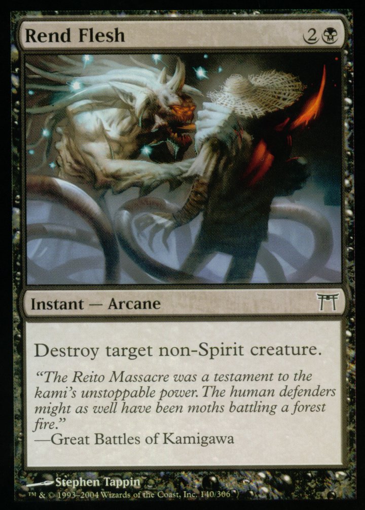 Rend Flesh (Champions of Kamigawa) Near Mint Foil