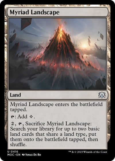 Myriad Landscape (Commander: March of the Machine) Near Mint