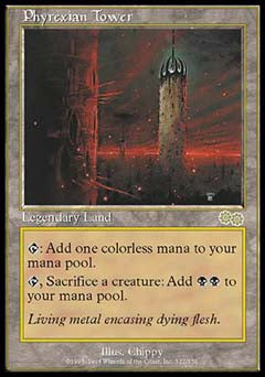 Phyrexian Tower (Urza's Saga) Near Mint