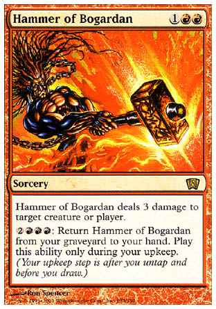 Hammer of Bogardan (8th Edition) Light Play