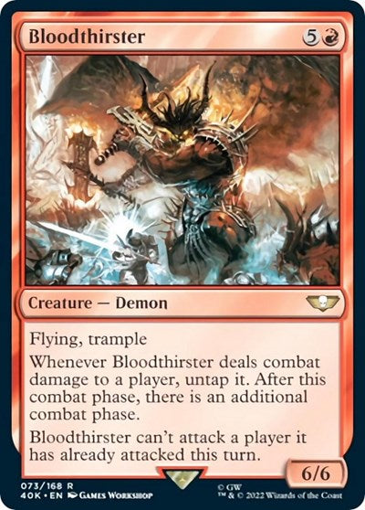 Bloodthirster (Surge Foil) (Universes Beyond: Warhammer 40K) Near Mint