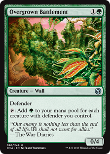 Overgrown Battlement (Iconic Masters) Near Mint