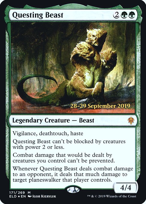 Questing Beast ( Prerelease) (Promotional Cards) Near Mint Foil