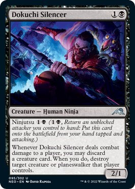 Dokuchi Silencer (Kamigawa: Neon Dynasty) Near Mint